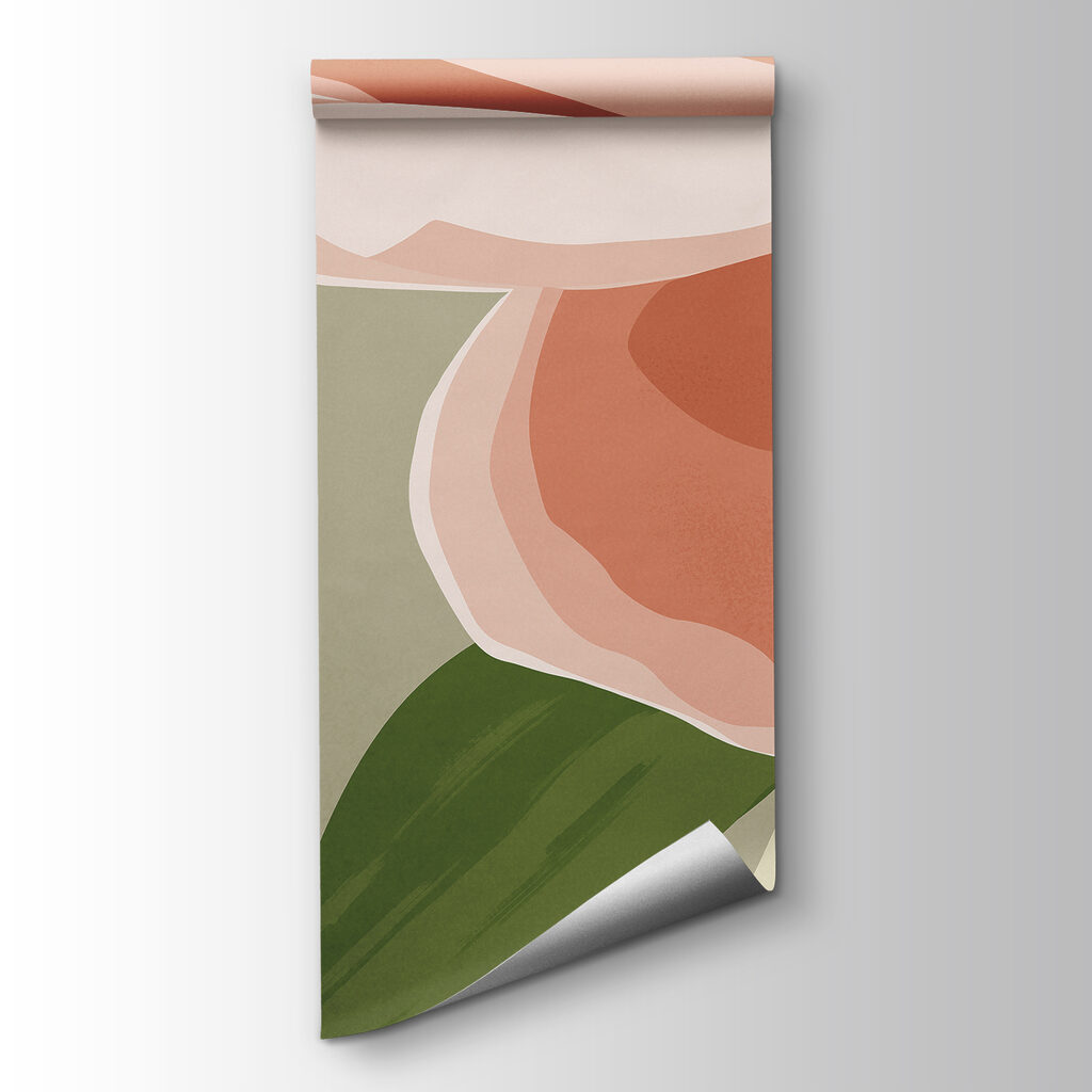 Flor sobre cor — vista do produto