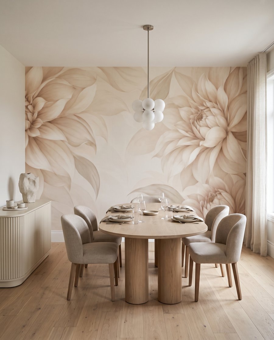 Flores grandes nas margens — interior 3