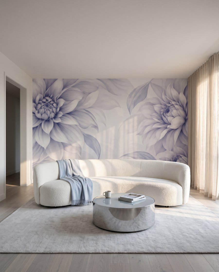 Flores grandes nas margens — interior 3