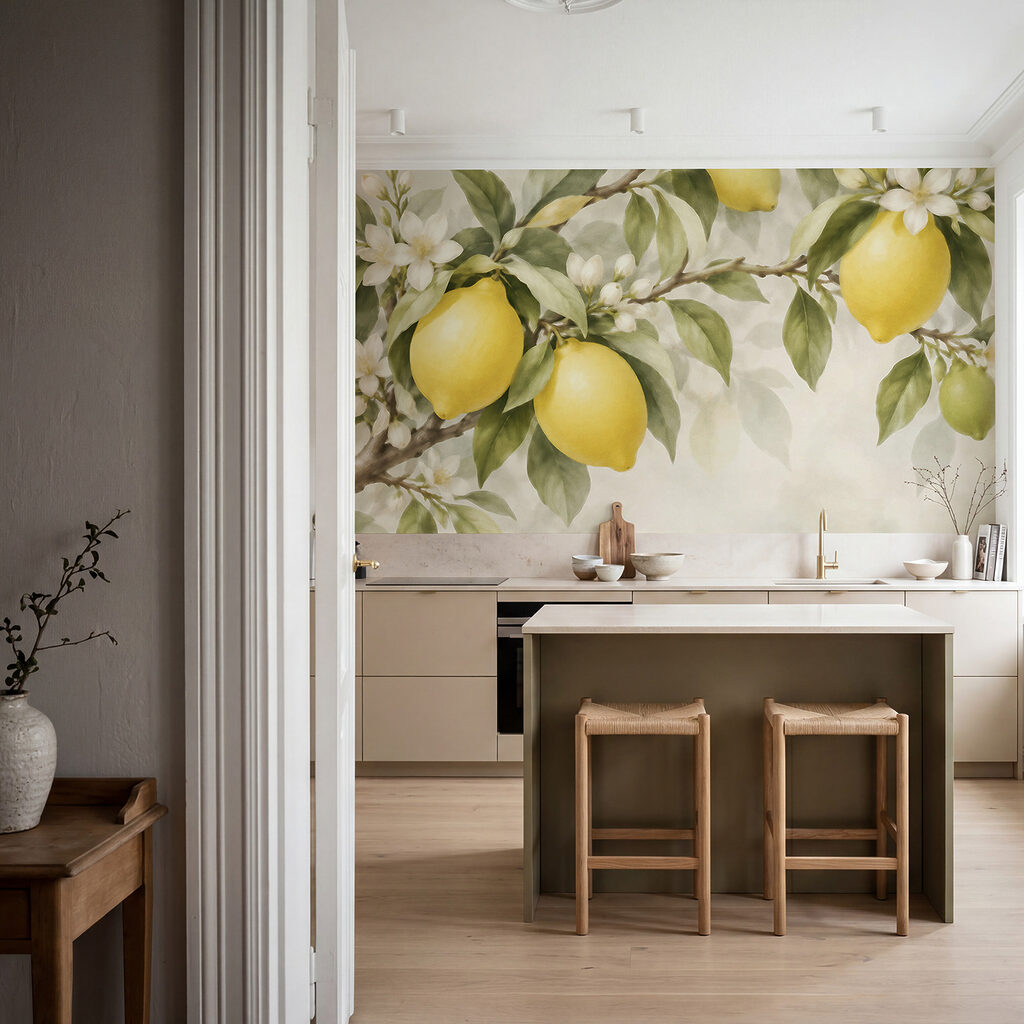 Limões e flores brancas — interior 2