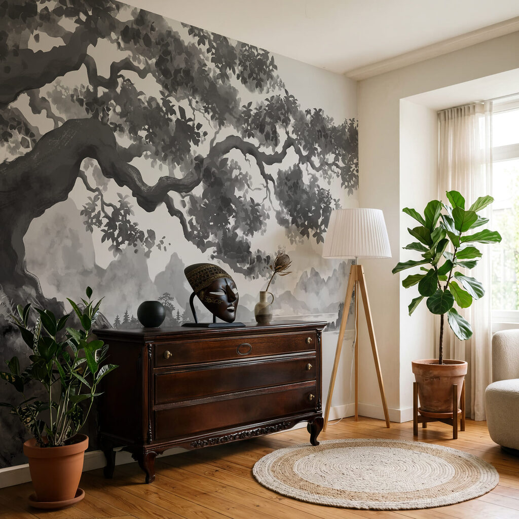 Ramo sobre ilhas desenhadas — interior 3