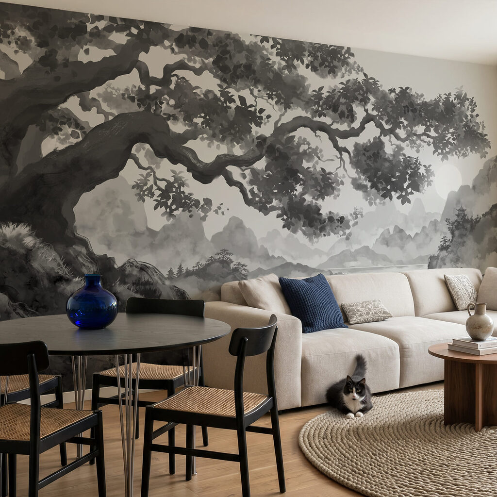 Ramo sobre ilhas desenhadas — interior 1