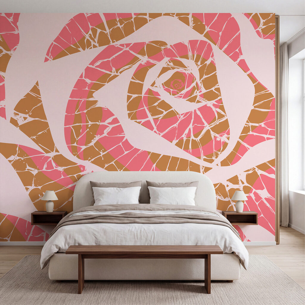 Rosa em mosaico — interior 1
