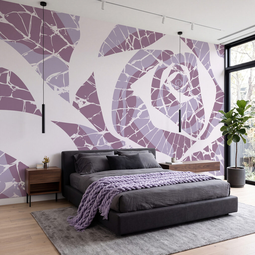 Rosa em mosaico — interior 1