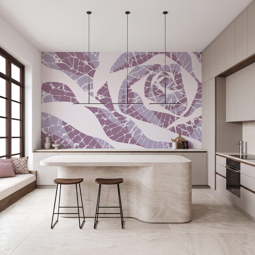 Rosa em mosaico — interior 2