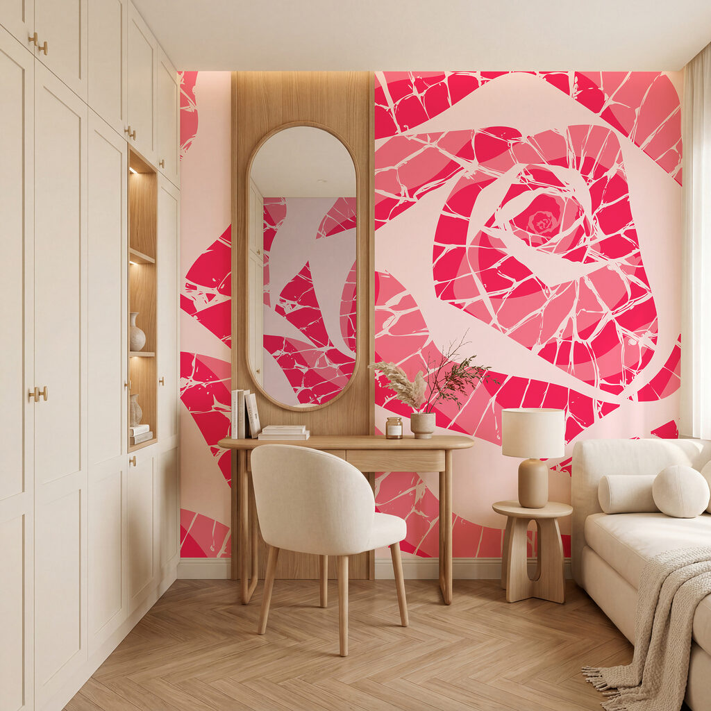 Rosa em mosaico — interior 2