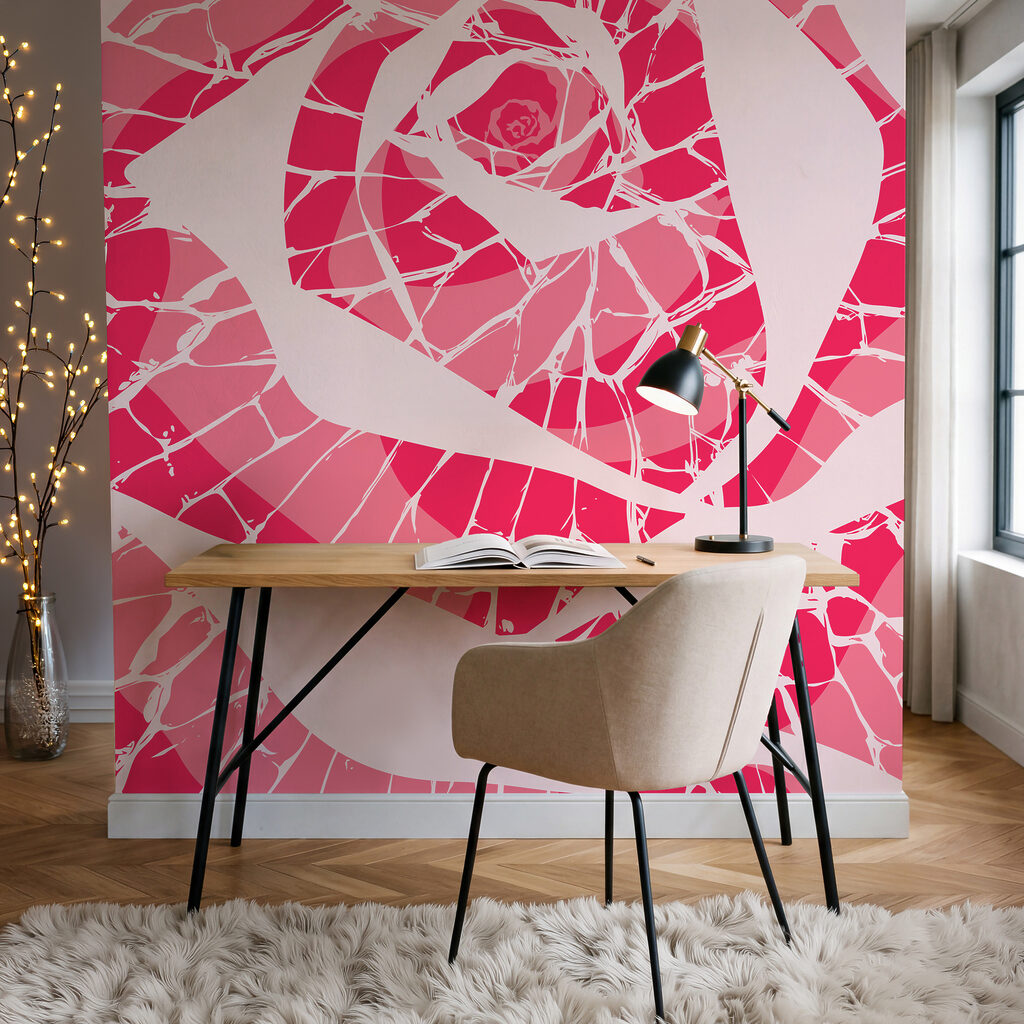 Rosa em mosaico — interior 1