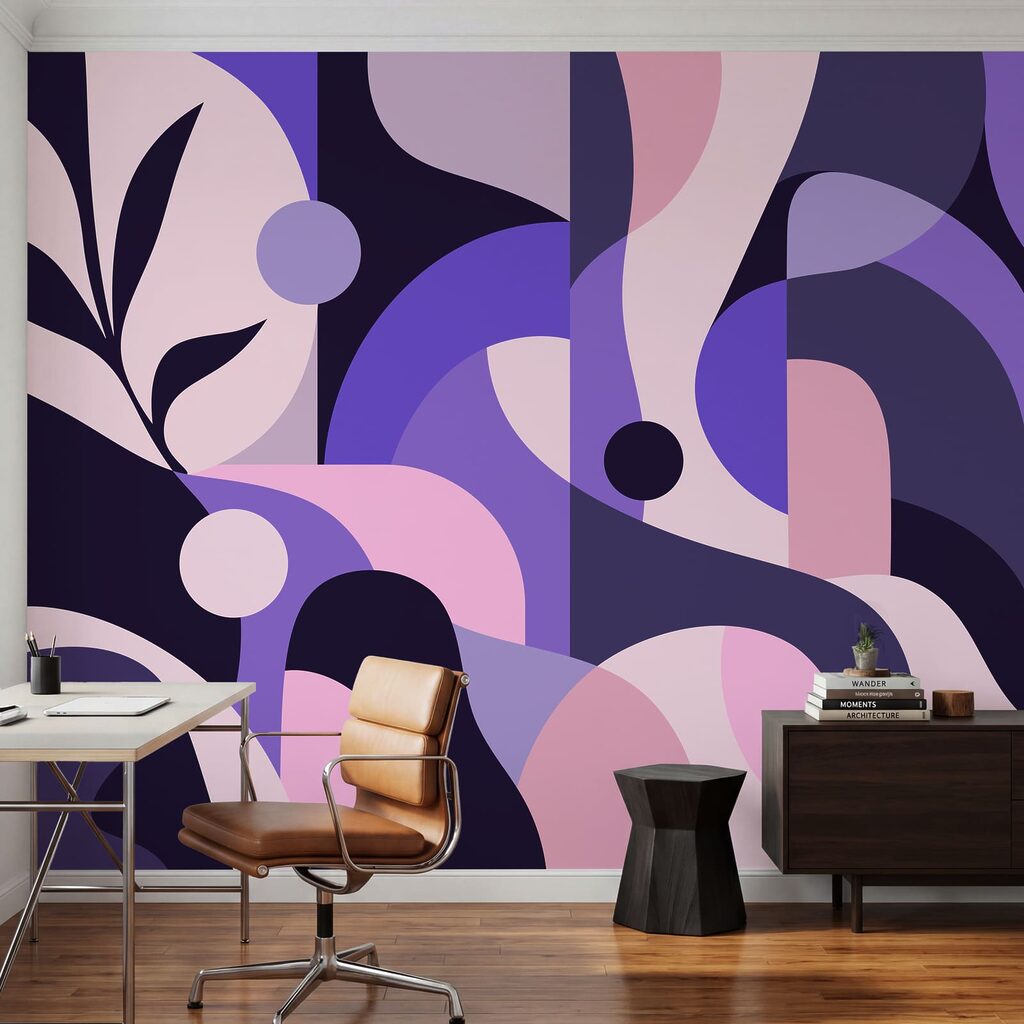 Faixas coloridas e ramos — interior 2