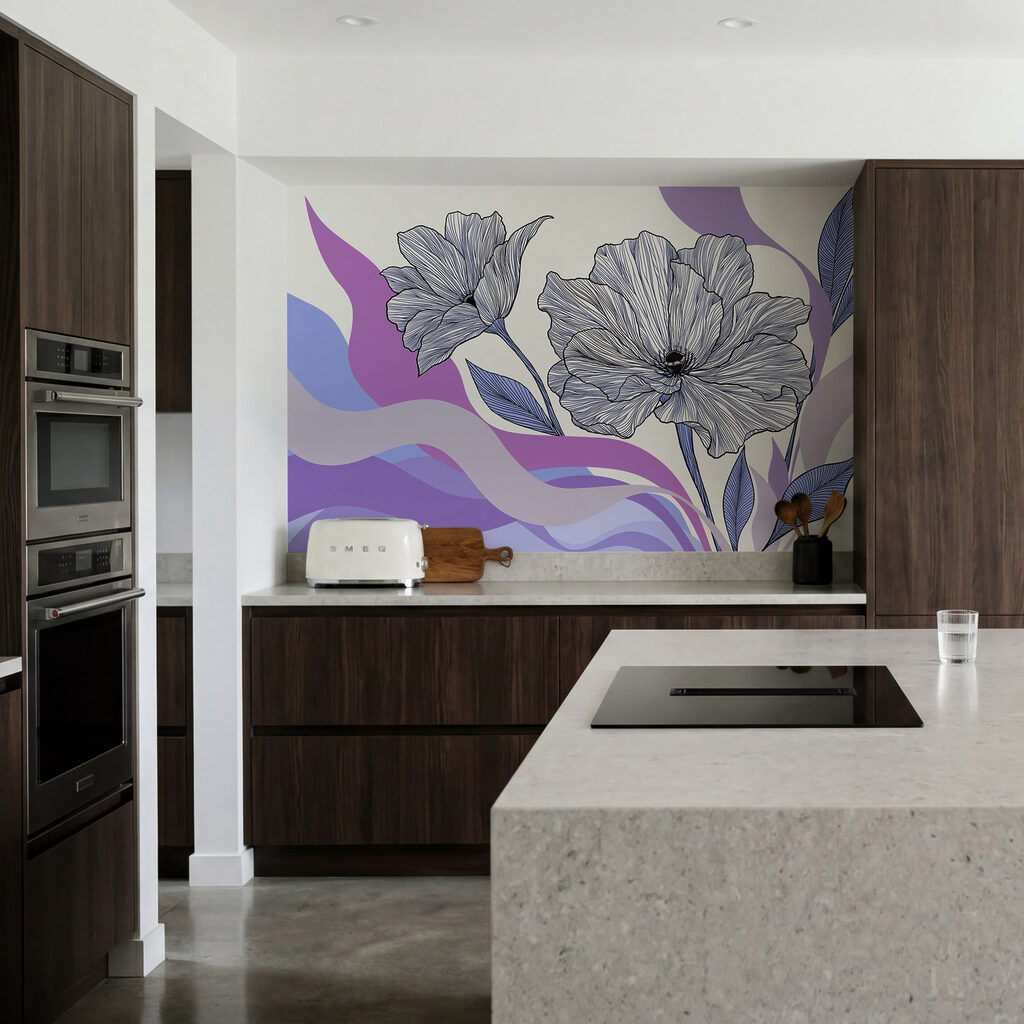 Flores de traço — interior 4