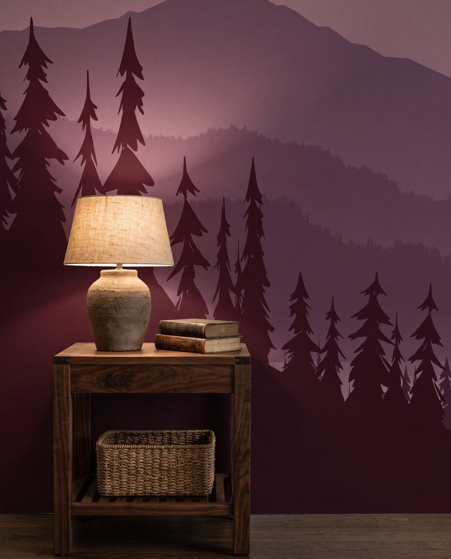 Lago montanhoso ao entardecer — interior 4