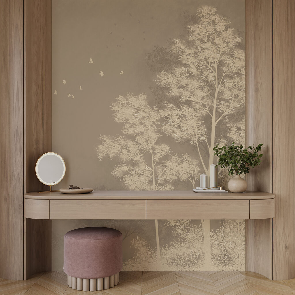 Árvores pálidas à luz — interior 2