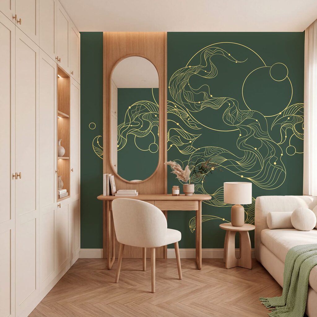 Véus e círculos finos — interior 2