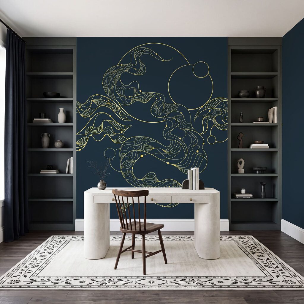 Véus e círculos finos — interior 2