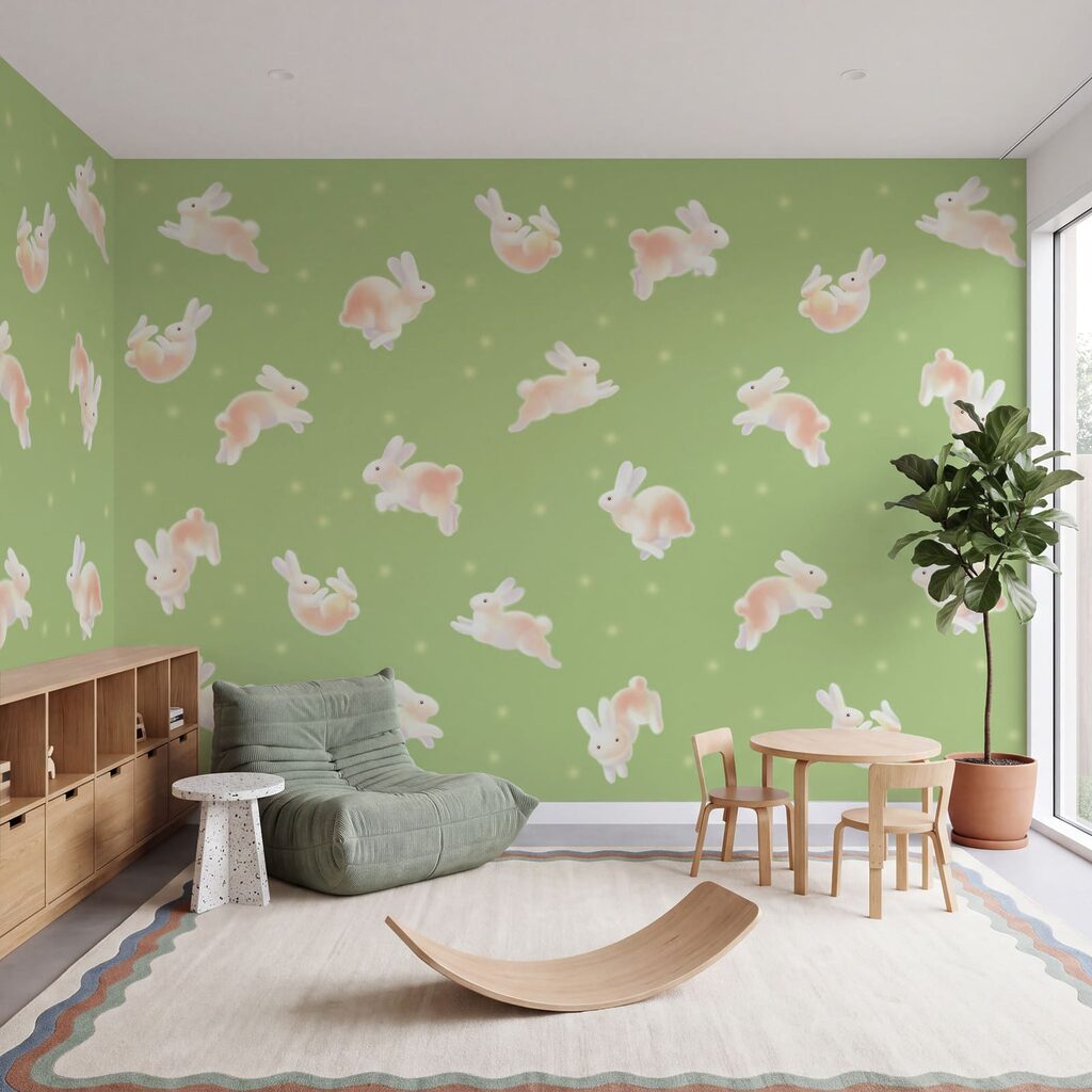 Coelhos saltitantes — interior 2