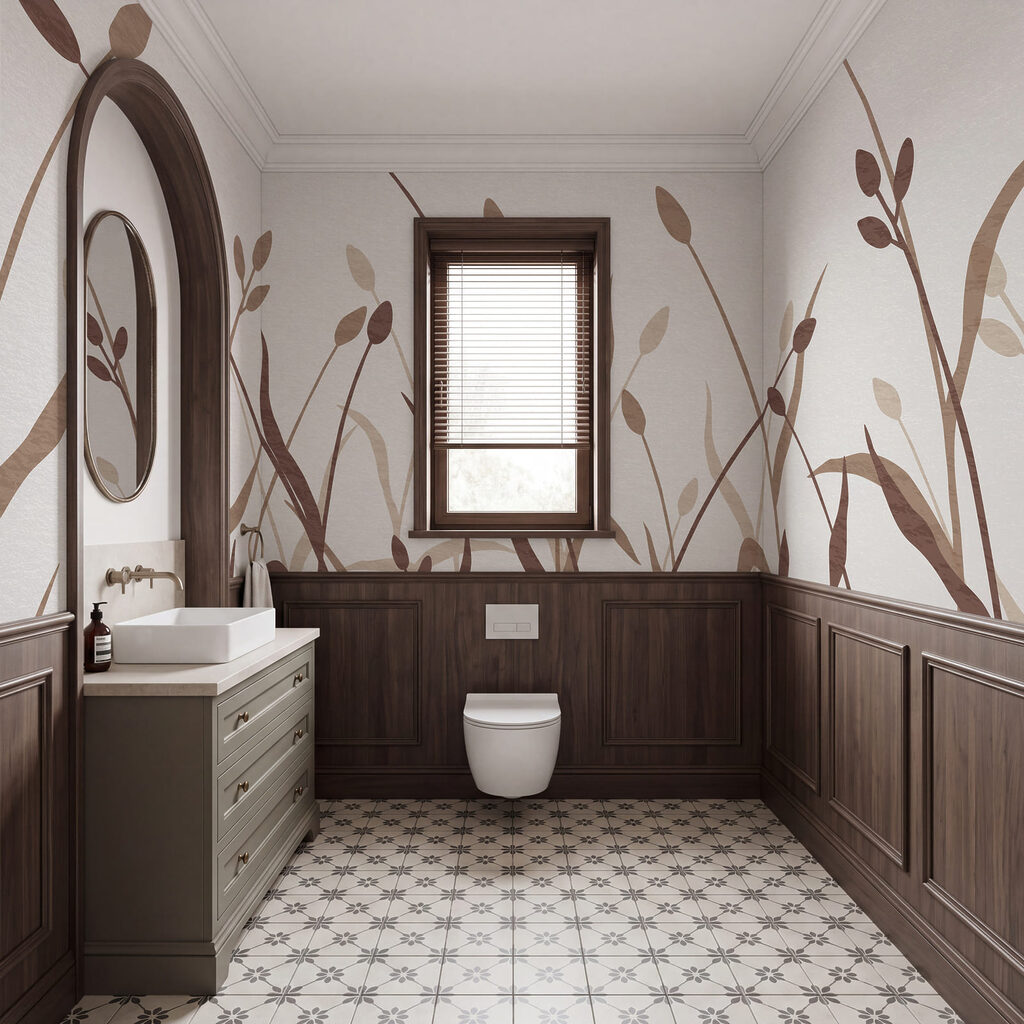 Hastes cruzadas em verde — interior 3
