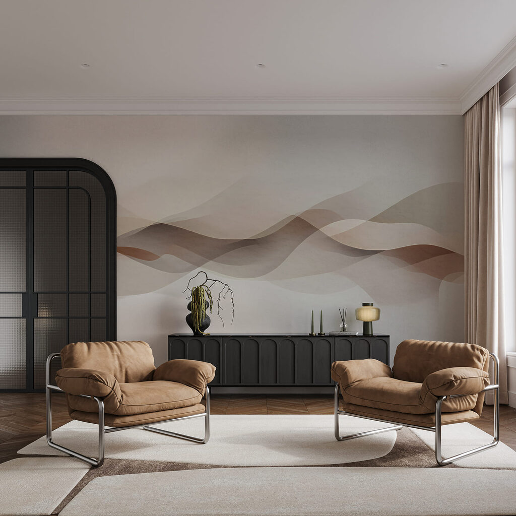 Ondas translúcidas no horizonte — interior 2