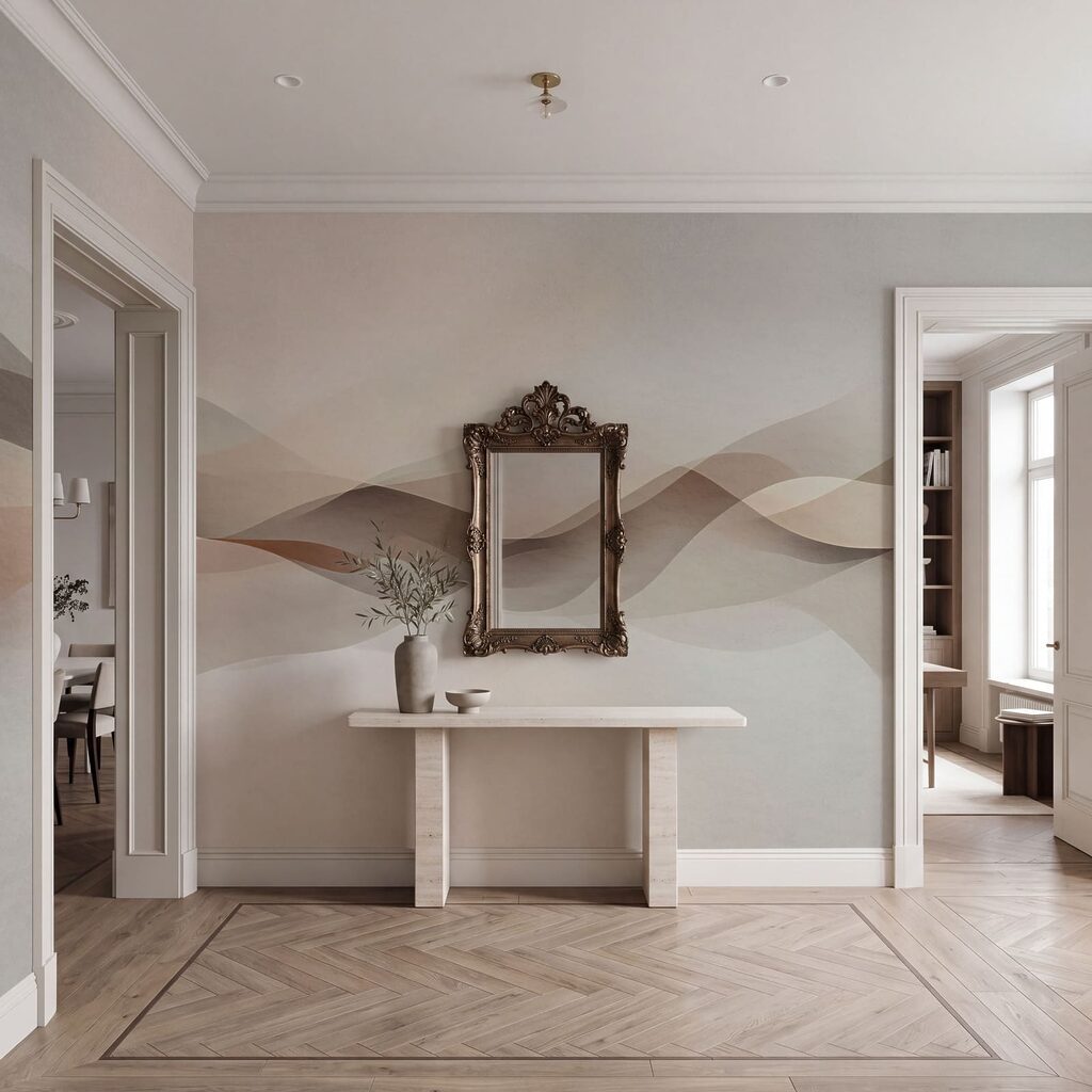 Ondas translúcidas no horizonte — interior 3
