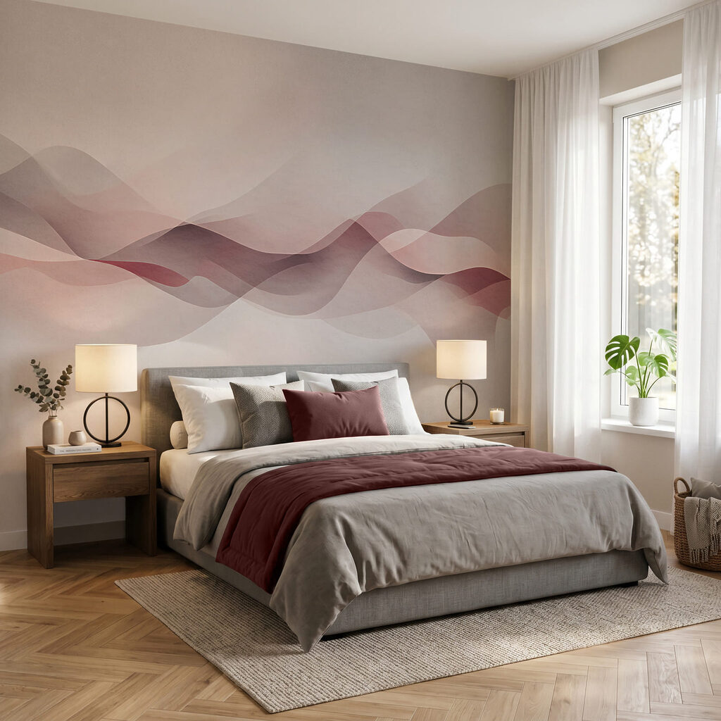 Ondas translúcidas no horizonte — interior 1