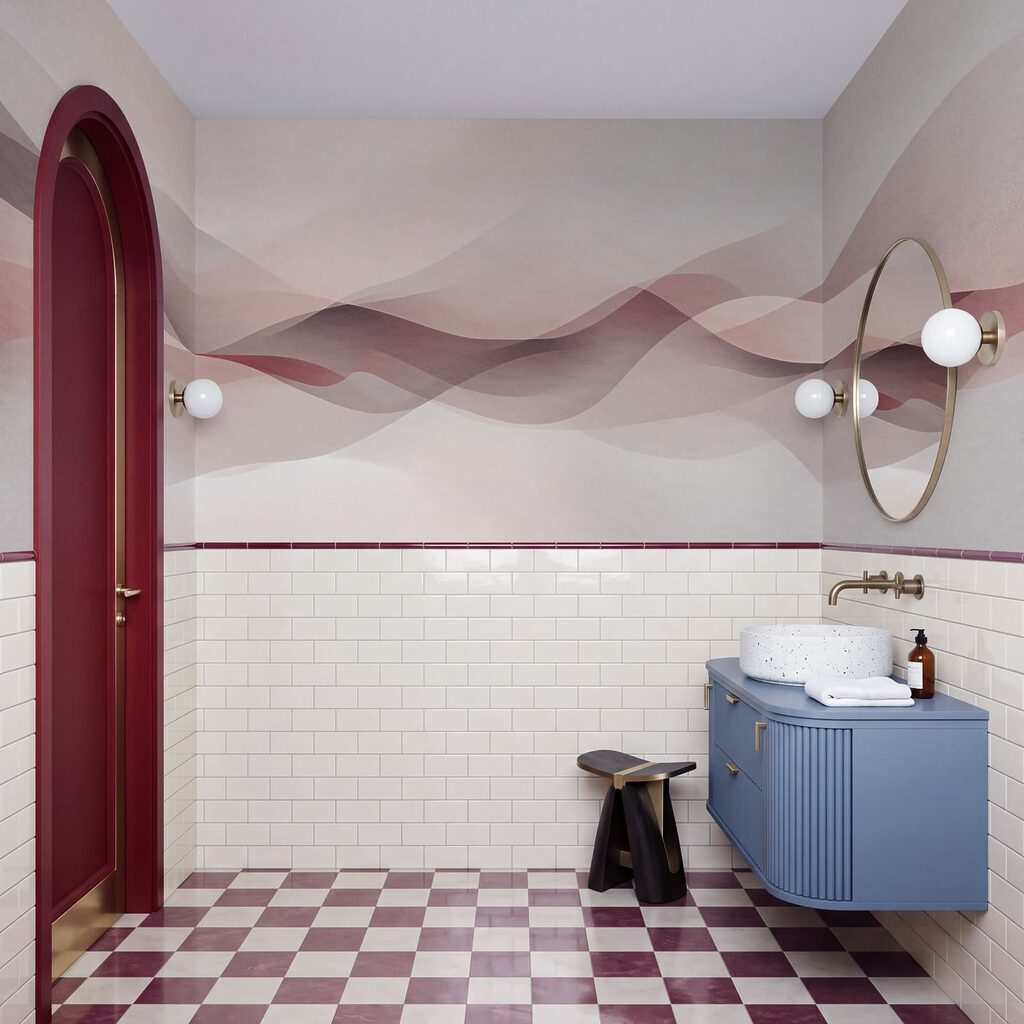 Ondas translúcidas no horizonte — interior 3