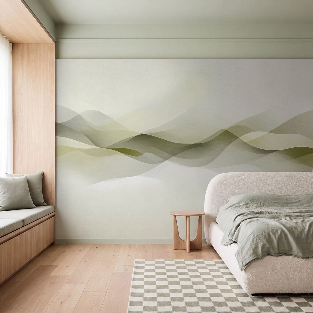 Ondas translúcidas no horizonte — interior 1