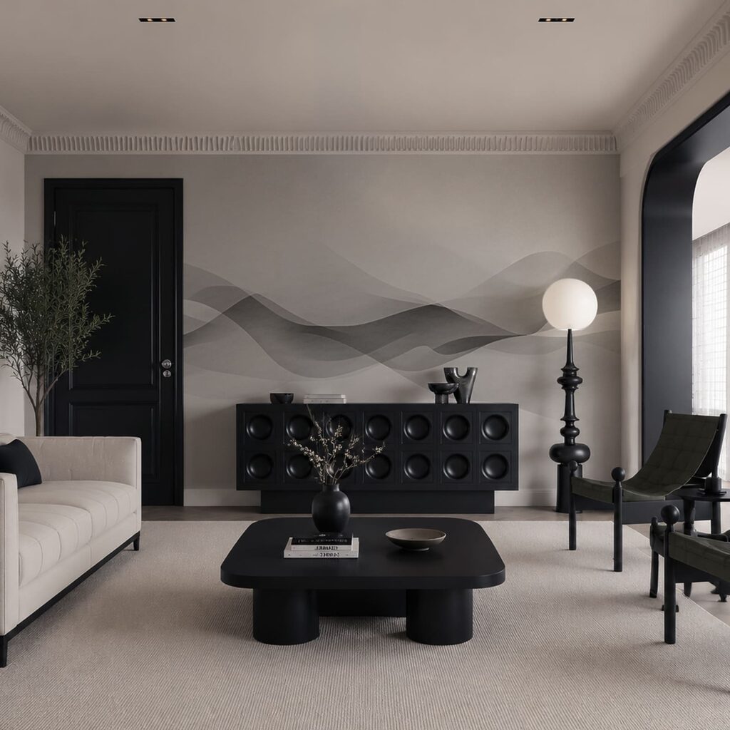 Ondas translúcidas no horizonte — interior 2