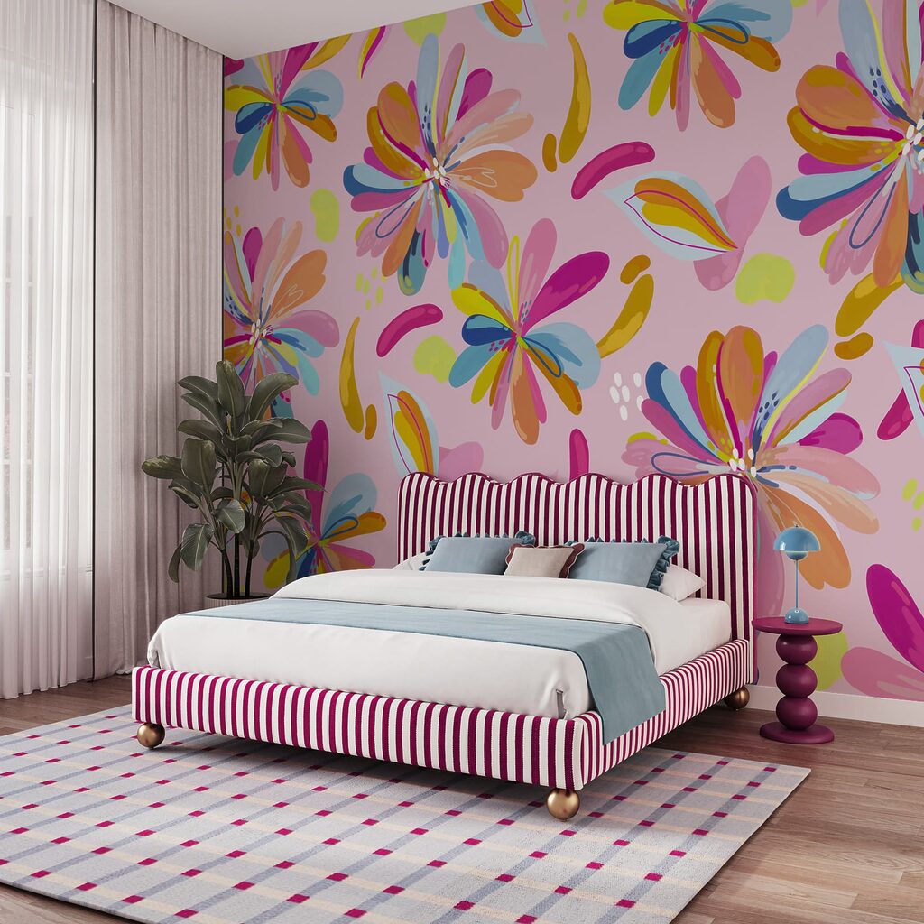 Flores e folhas soltas — interior 1