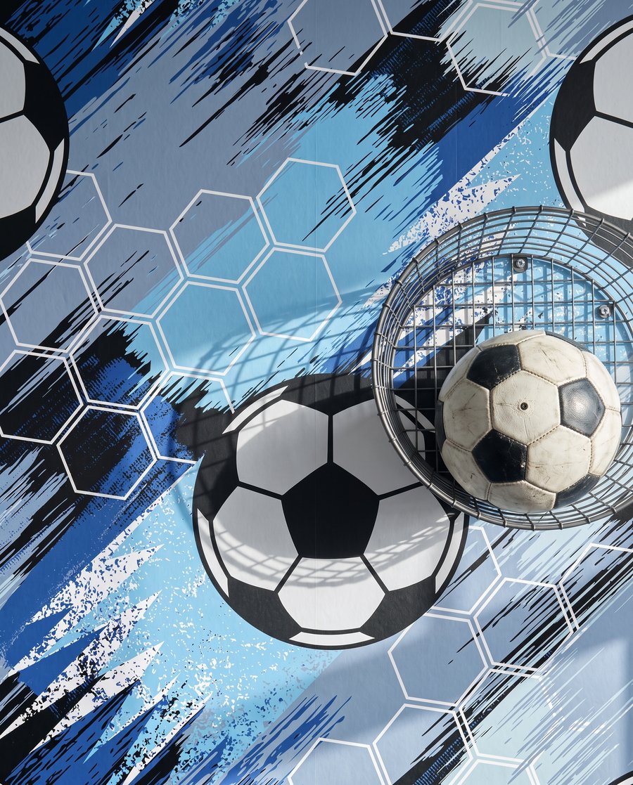 Futebol em traços — detalhe