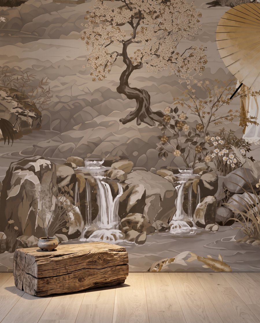 Pagode diante da montanha — interior 8