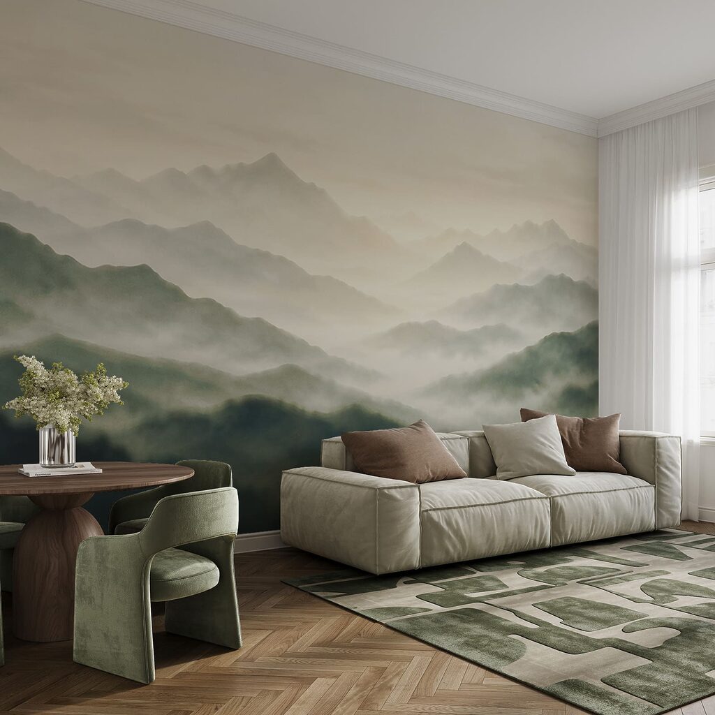 Névoa nas montanhas — interior 1