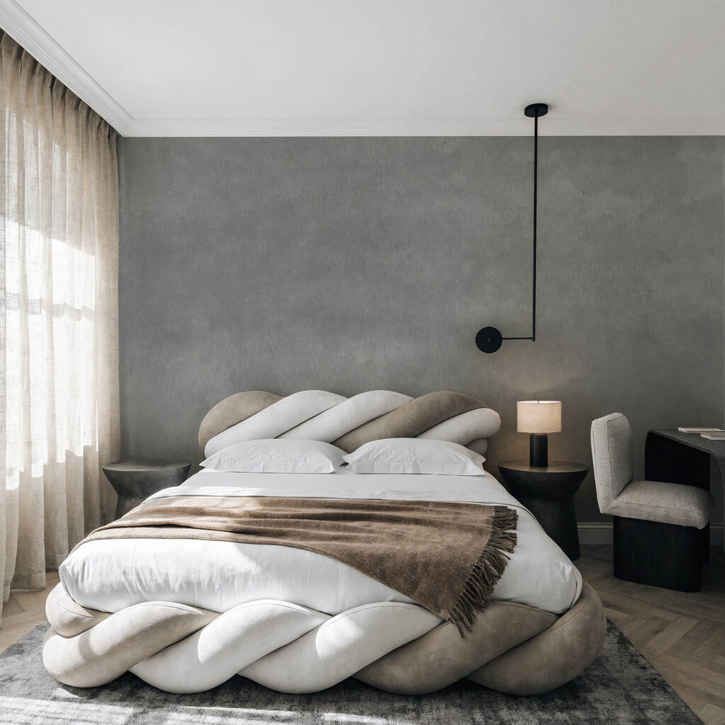 Manchas cinzentas em camadas — interior 2