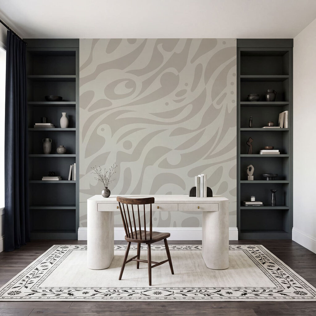 Folhas em espiral — interior 3