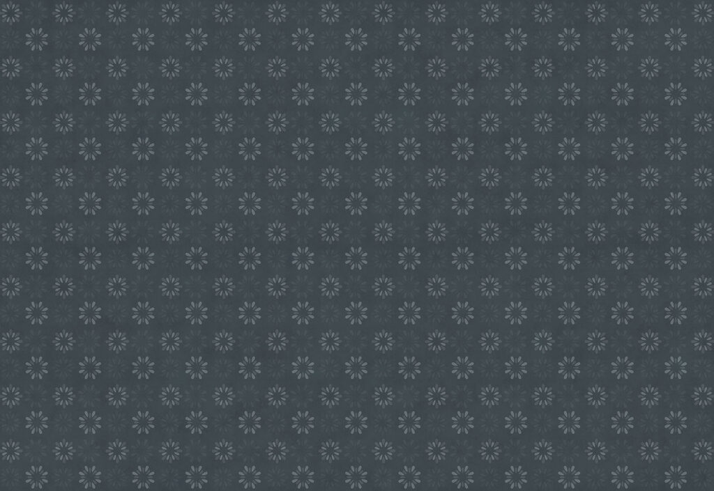 Pequenas flores em azul-escuro — design completo
