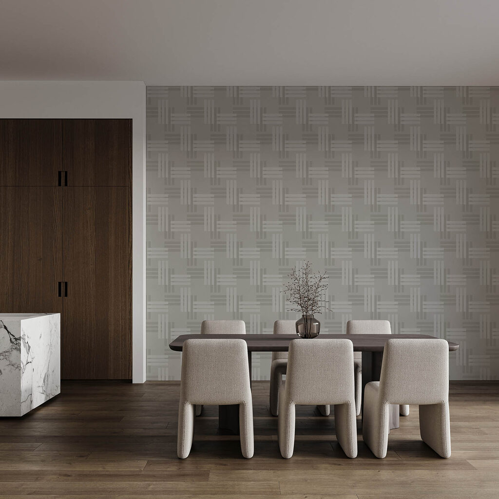 Linhas em grelha entrançada — interior 3