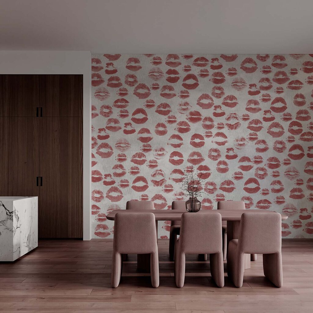 Beijos em repetição — interior 1