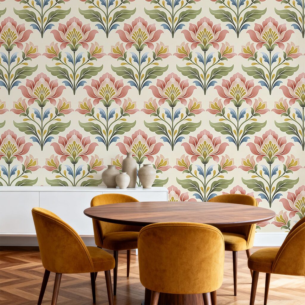 Flores em filas elegantes — interior 2