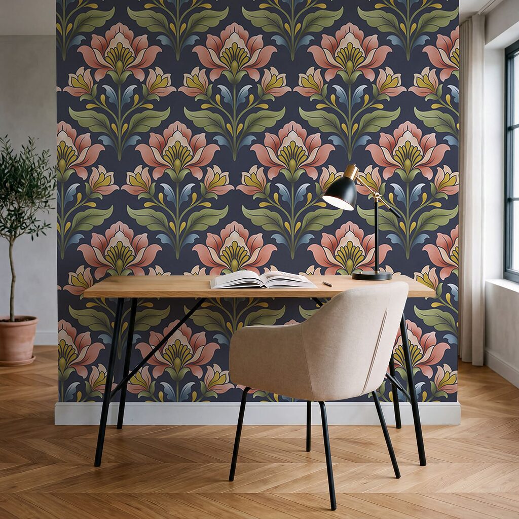 Flores em filas elegantes — interior 4
