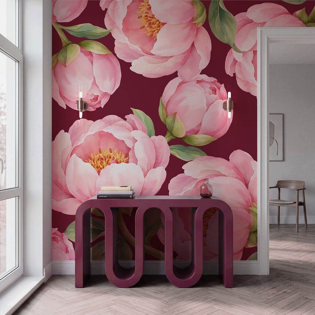 Flores cor-de-rosa abertas — interior 4