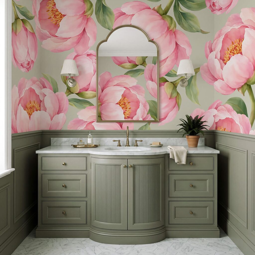 Flores cor-de-rosa abertas — interior 4