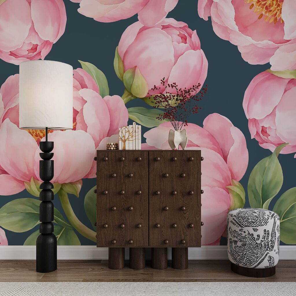 Flores cor-de-rosa abertas — interior 3