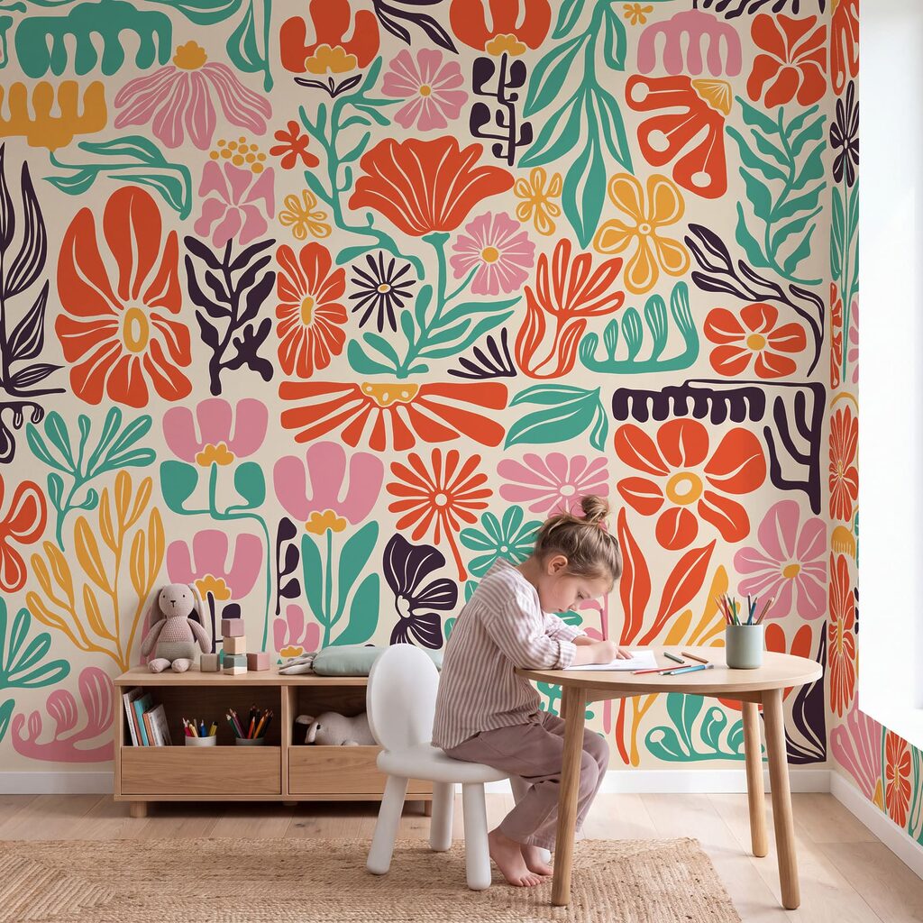 Flores tropicais recortadas — interior 5