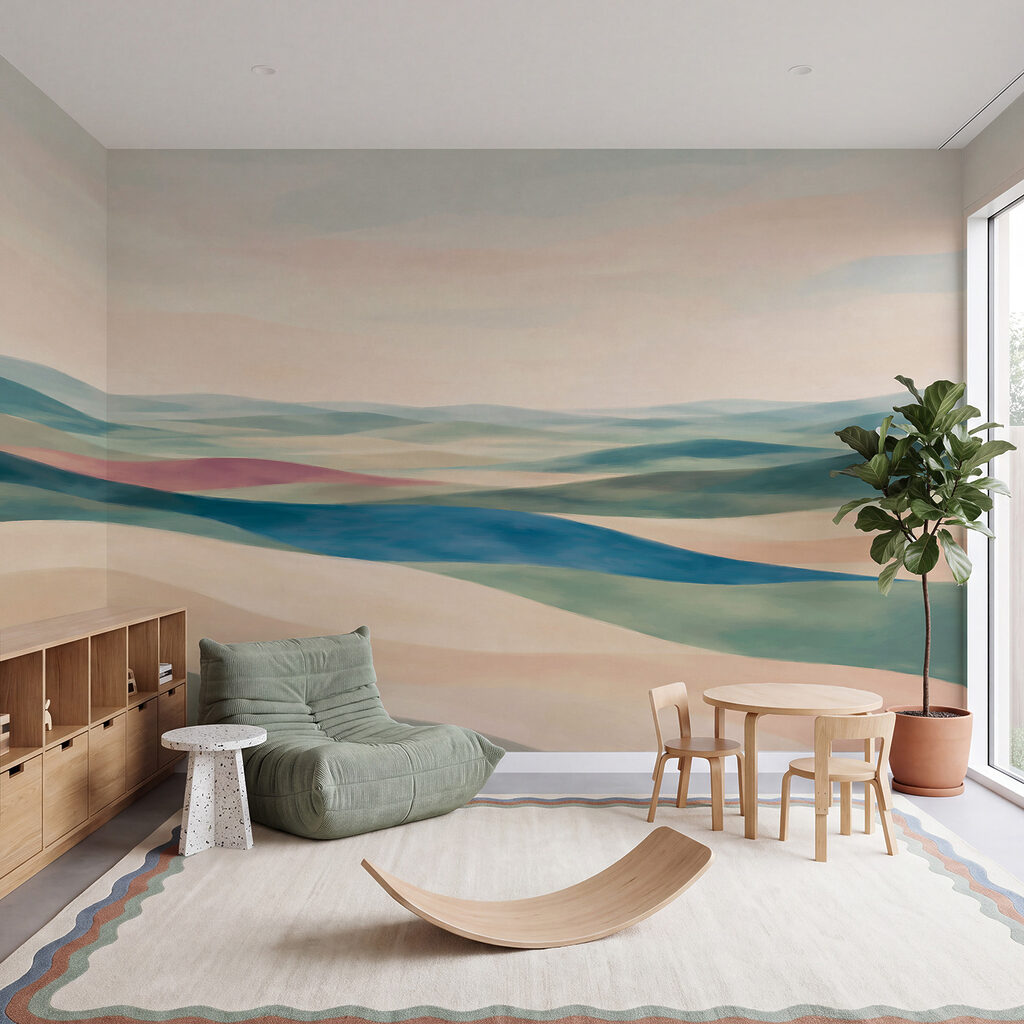 Campos distantes em camadas — interior 4