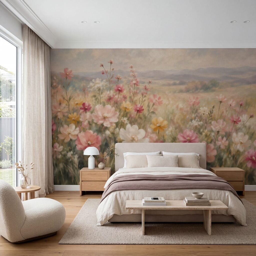 Flores silvestres ao entardecer — interior 2