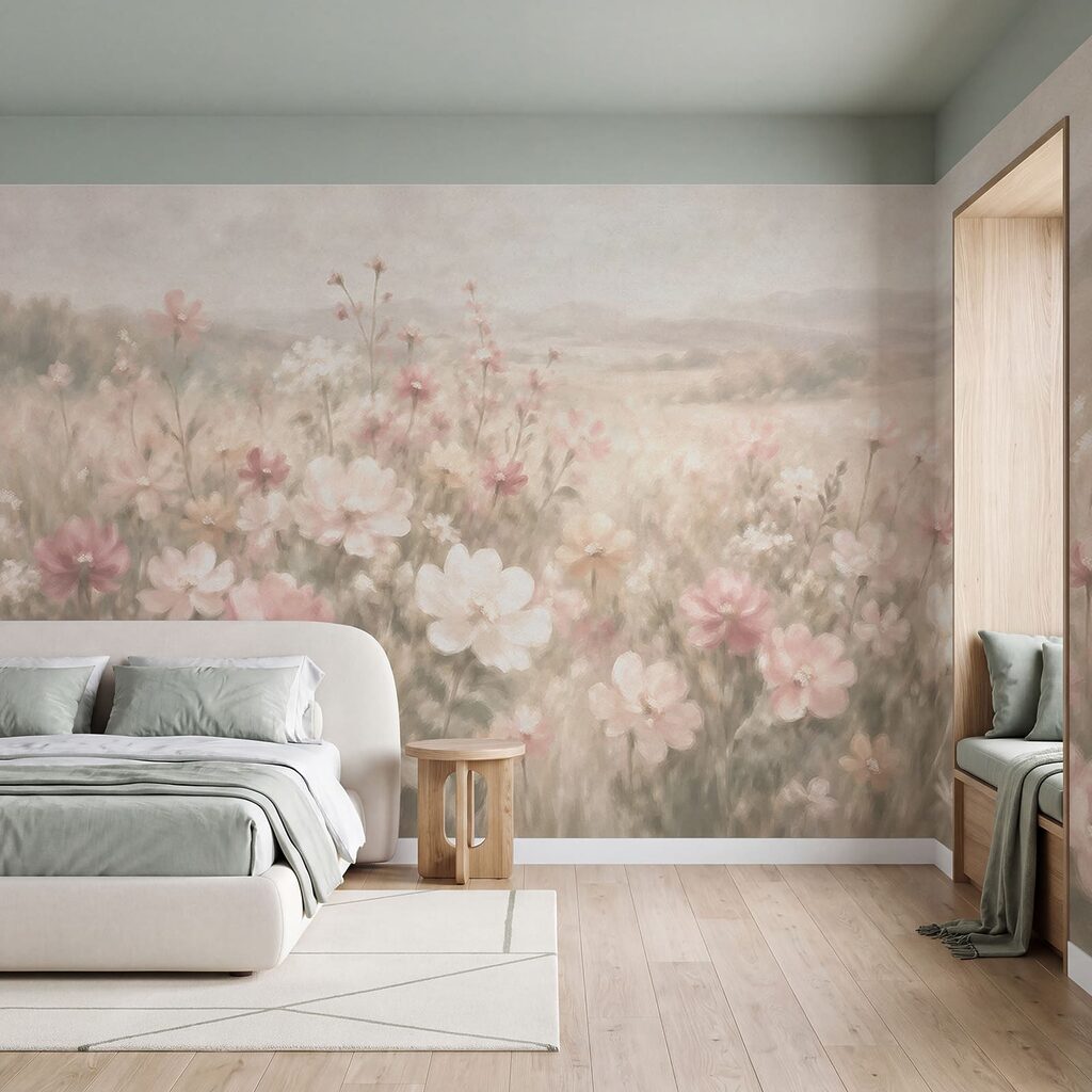 Flores silvestres ao entardecer — interior 1