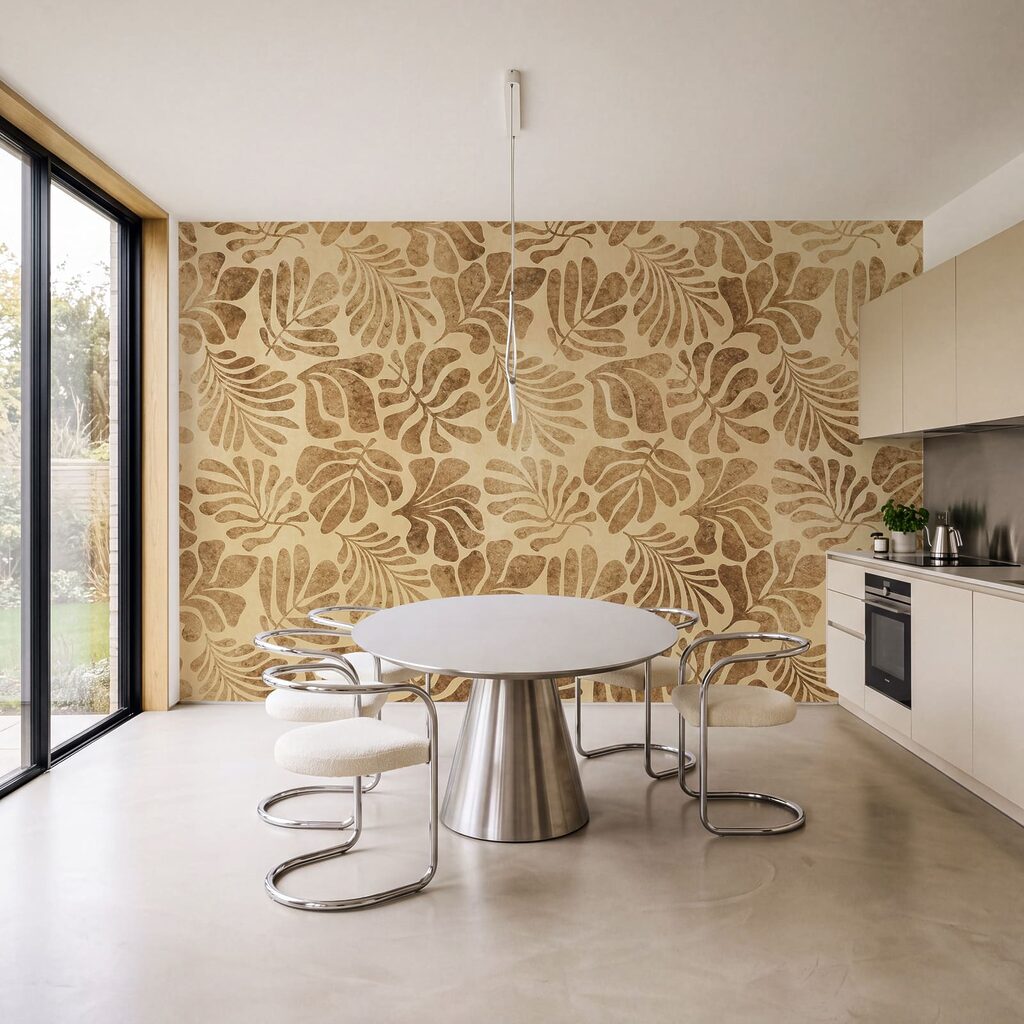 Folhas tropicais estampadas — interior 4