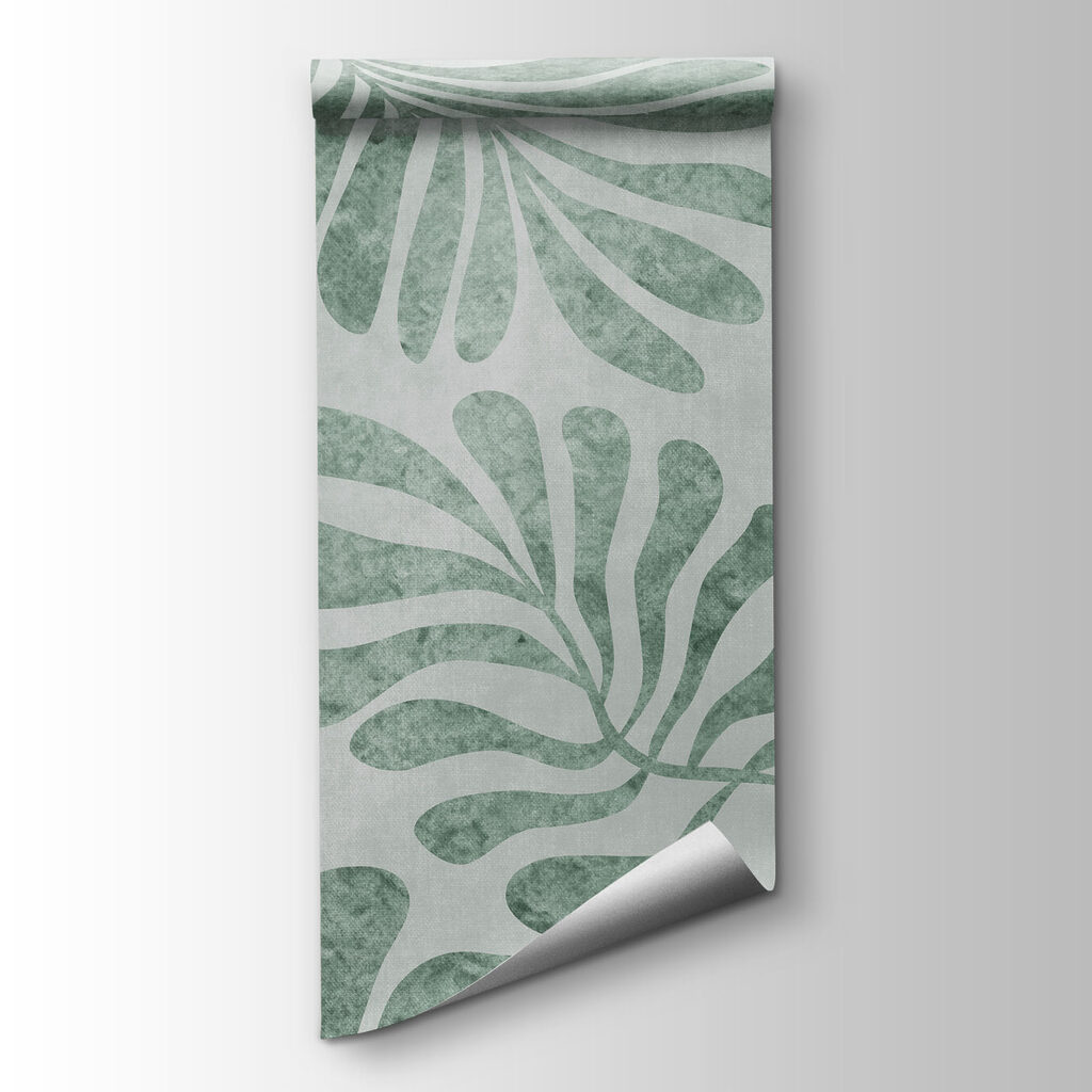 Folhas tropicais estampadas — vista do produto