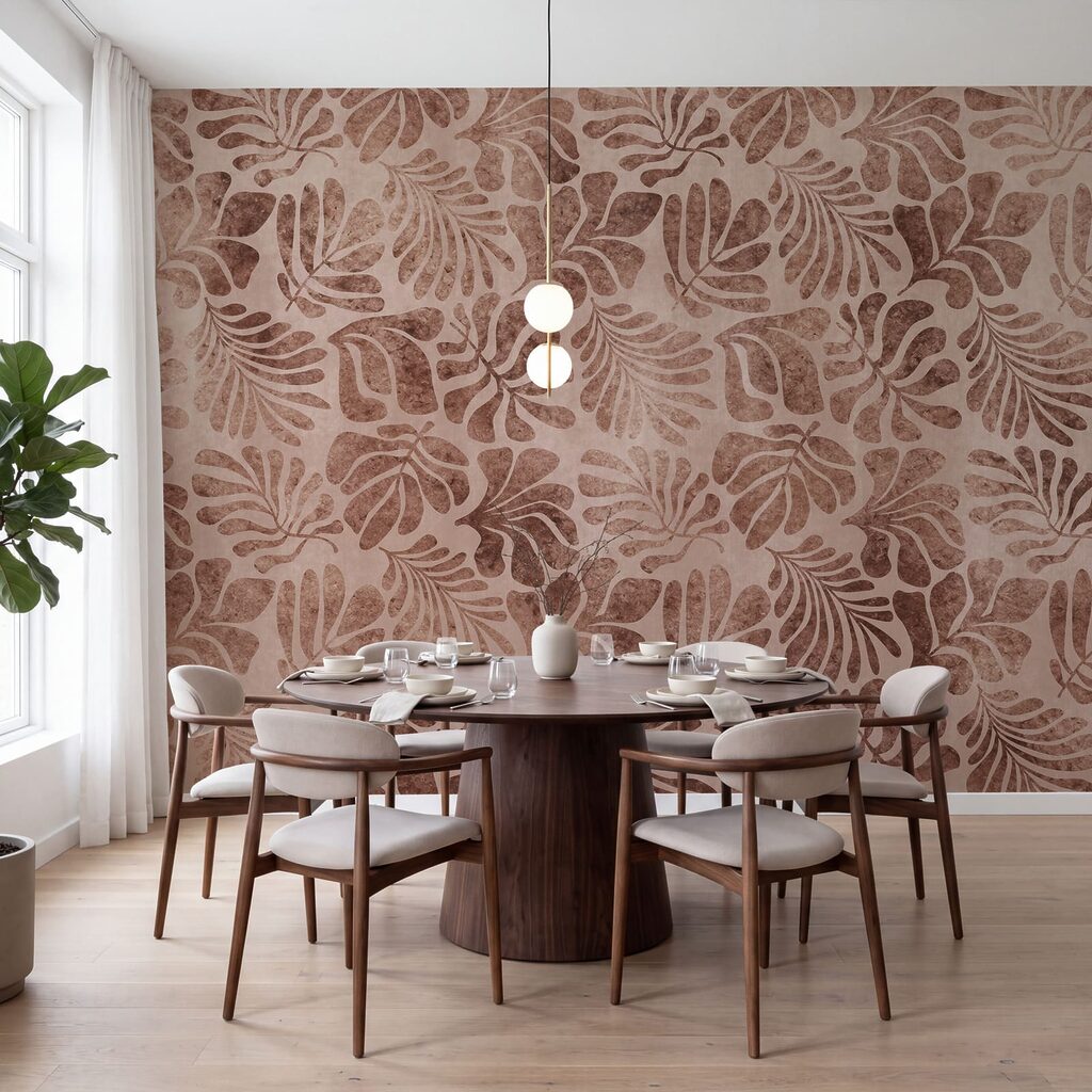 Folhas tropicais estampadas — interior 5