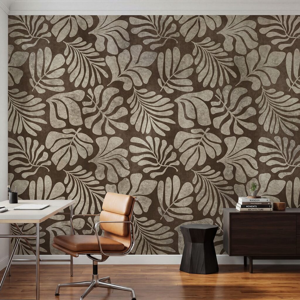 Folhas tropicais estampadas — interior 5
