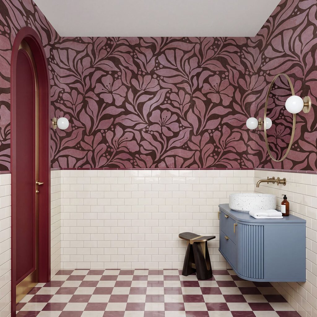 Ramos finos em blocos — interior 4