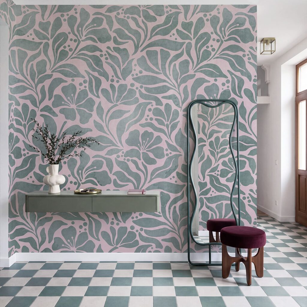 Ramos finos em blocos — interior 3
