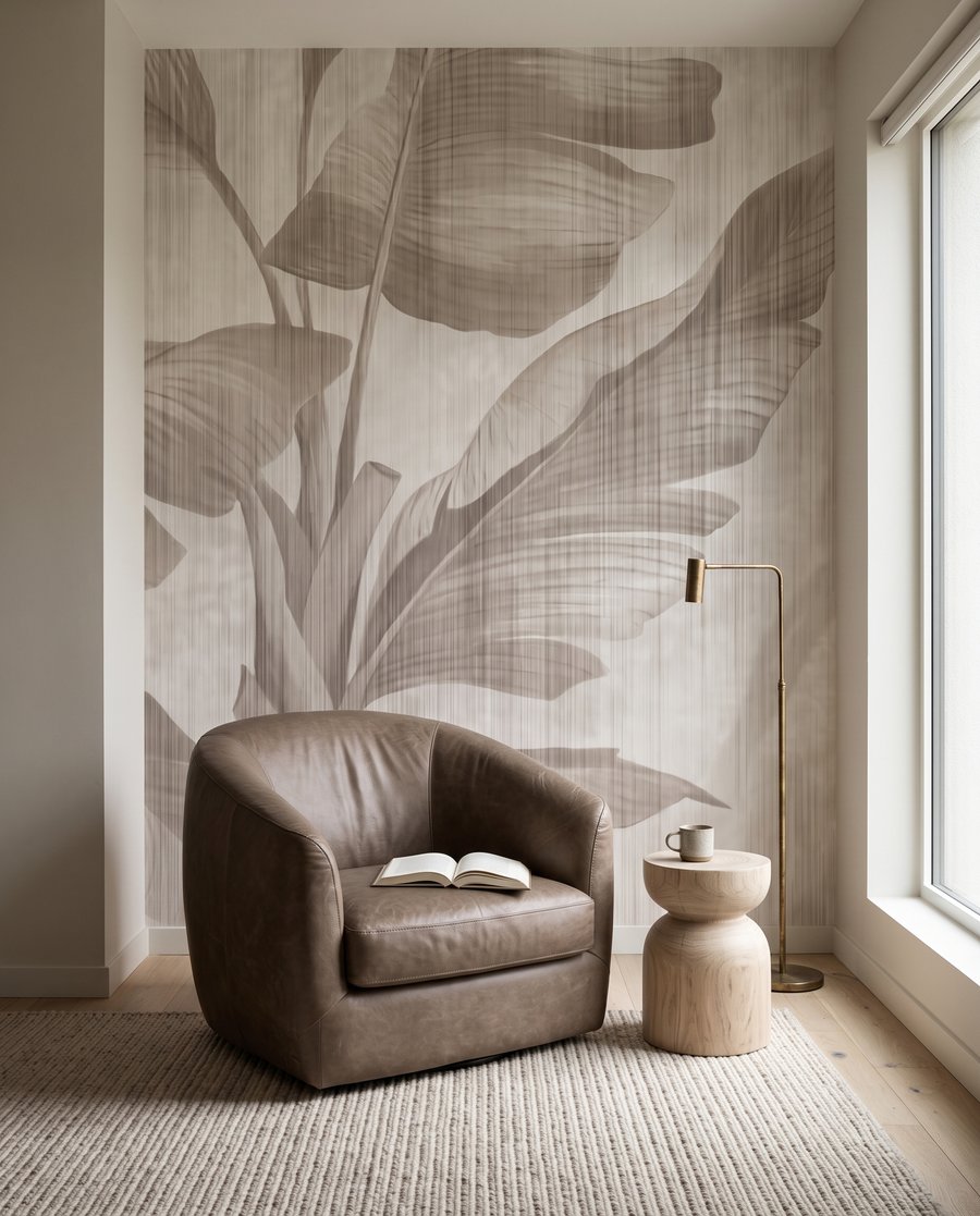 Folhas recortadas nas margens — interior 4